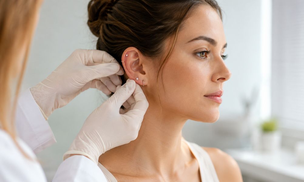 piercings en las orejas
