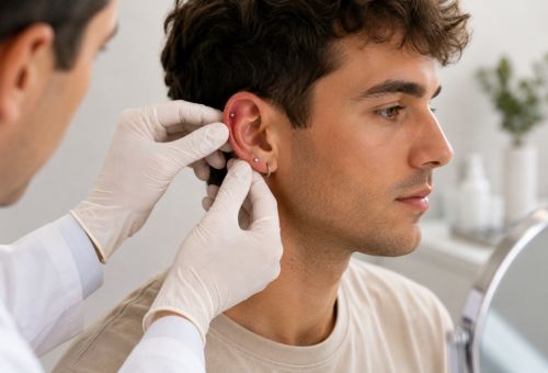 piercings en las orejas